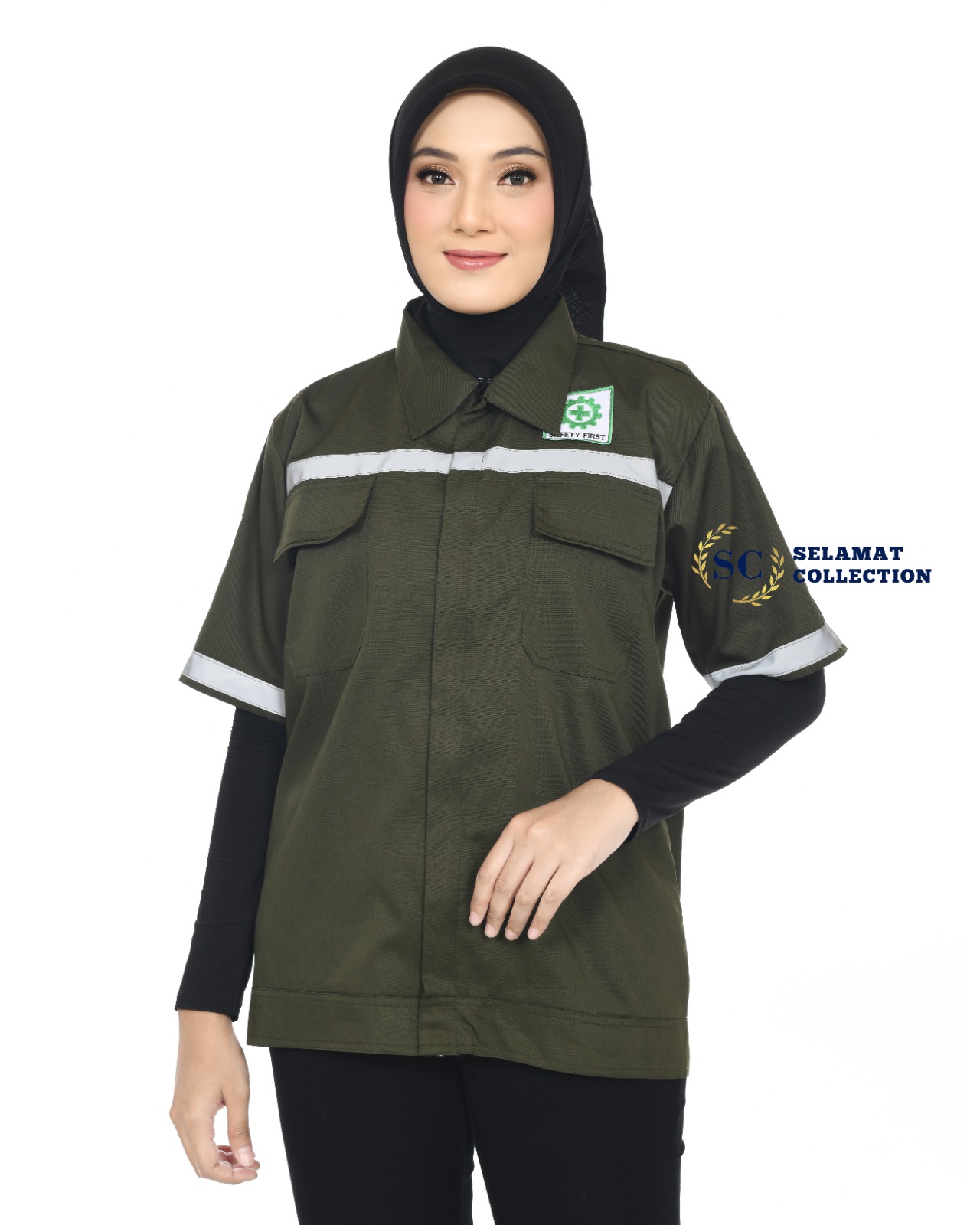 Baju Proyek Drill Premium
